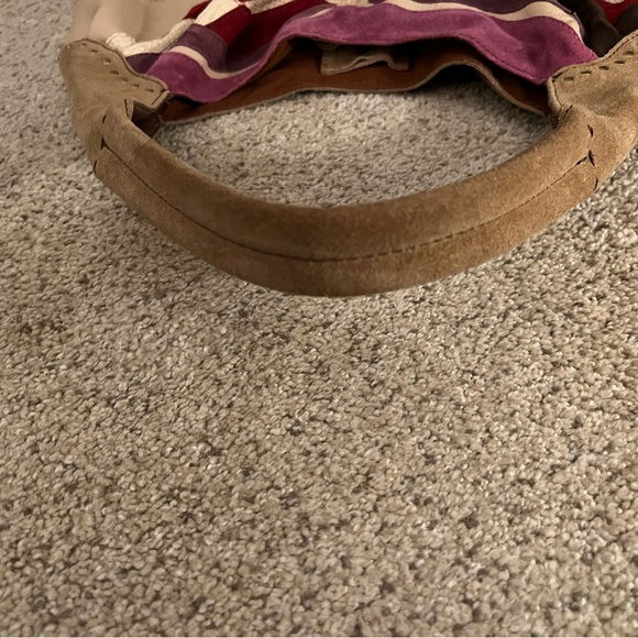 Lucky Brand suede and leather hobo bag - Picture 6 of 16